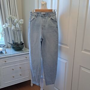 ROLLA'S Womens Genie Style Barrel 100%‎ Light Wash Cotton High Rise Jeans 26